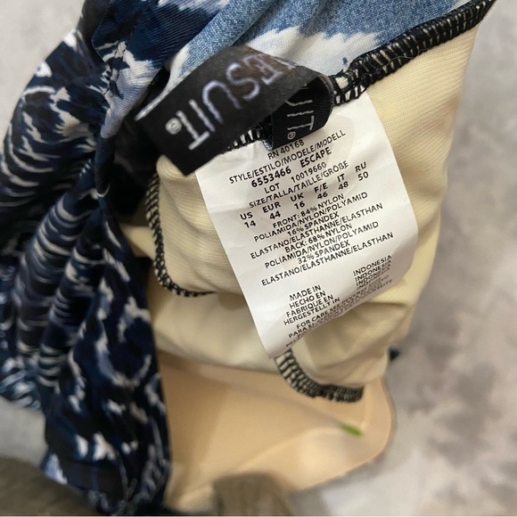 New! Miraclesuit Palatium Escape Underwired One-Piece Swimsuit 24752 - Picture 8 of 9